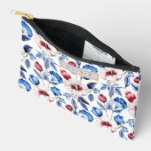 Personalized Aesthetic Patriotic Wildflowers Etui (Open)
