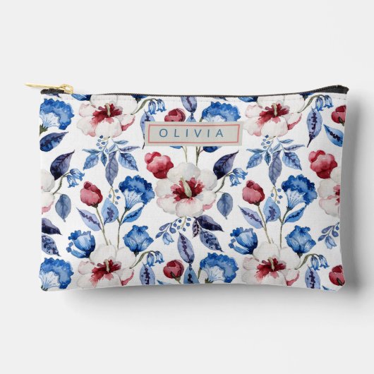 Personalized Aesthetic Patriotic Wildflowers Etui (Voorkant)