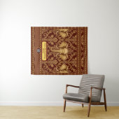 Personalized African: Elephant Mara Glory | Luxury Wandkleed (In Situ (horizontaal))