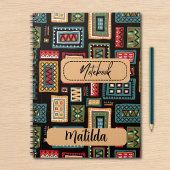 Personalized African print Notitieboek