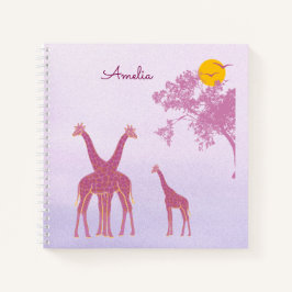 Personalized African Safari Notitieboek
