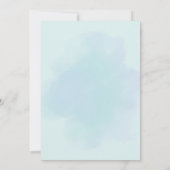 Personalized Airplane Boy Birthday Invitation Kaart (Achterkant)