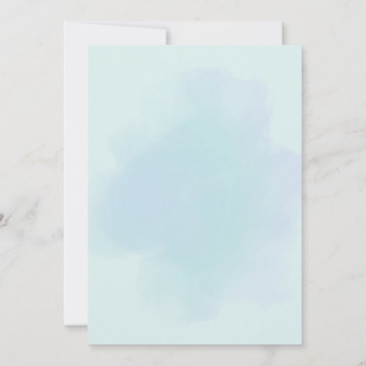 Personalized Airplane Boy Birthday Invitation Kaart (Achterkant)