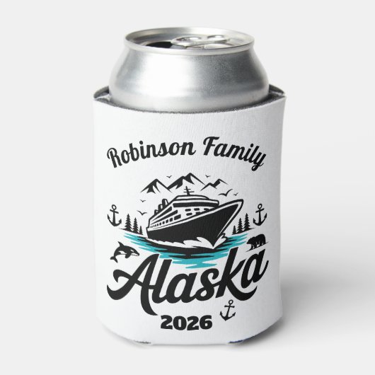 Personalized Alaska Cruise Blikjeskoeler (Blikje Voorkant)