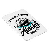 Personalized Alaska Cruise Door Marker Magneet (Rechterzijde)