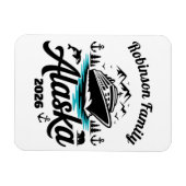 Personalized Alaska Cruise Door Marker Magneet (Horizontaal)