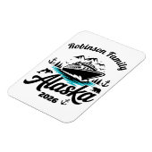 Personalized Alaska Cruise Door Marker Magneet (Linkerzijde)