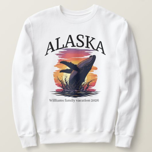 Personalized Alaska family vacation Trui (Design voorkant)