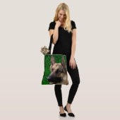 Personalized All-Over-Print Designs - Dog Photo Tote Bag (Op model)