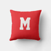 Personalized Alphabet  Throw Pillow Kussen (Achterkant)