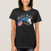 Personalized American Figure Skating T-shirt (Voorkant)