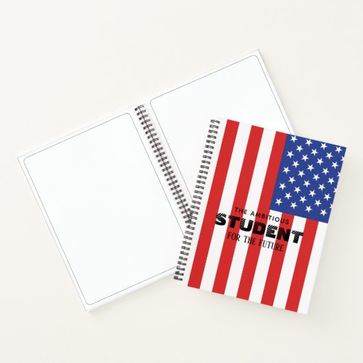 Personalized american Notebook Notitieboek (Binnen)