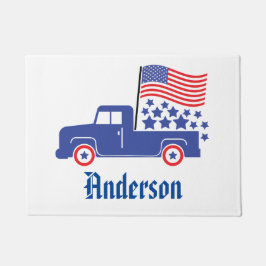 Personalized American Truck Deurmat