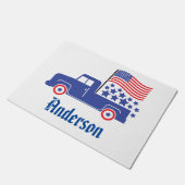 Personalized American Truck Deurmat (Schuin)