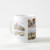 Personalized Amsterdam Travel Photo Mug Koffiemok (Voorkant links)