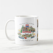 Personalized Amsterdam Travel Photo Mug Koffiemok (Links)