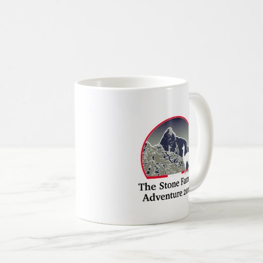 Personalized Ancient Andes Mountains Machu Picchu Koffiemok (Voorkant rechts)