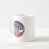 Personalized Ancient Andes Mountains Machu Picchu  Koffiemok (Voorkant links)
