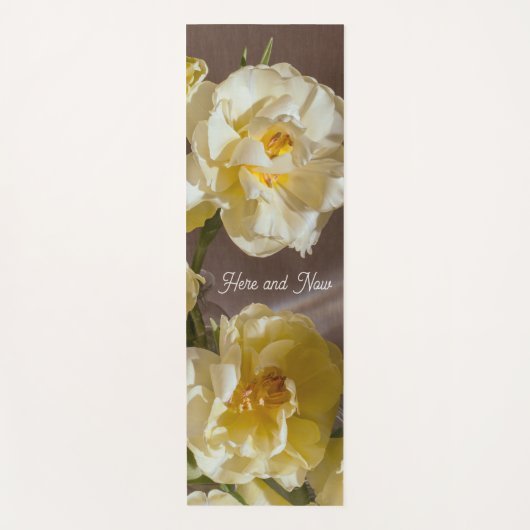 Personalized and elegant floral yogamat (Voorkant)
