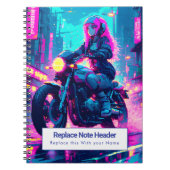 Personalized Anime Themed Notebook Notitieboek (Voorkant)