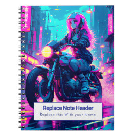 Personalized Anime Themed Notebook Notitieboek