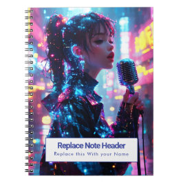 Personalized Anime Themed Notebook Notitieboek