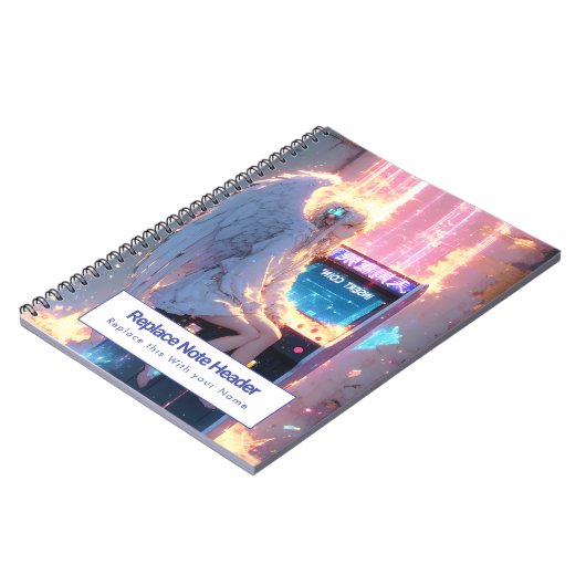 Personalized Anime Themed Notebook Notitieboek (Linkerzijde)