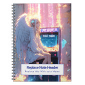 Personalized Anime Themed Notebook Notitieboek (Voorkant)