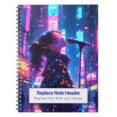 Personalized Anime Themed Notebook Notitieboek (Voorkant)