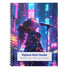 Personalized Anime Themed Notebook Notitieboek