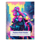 Personalized Anime Themed Notebook Notitieboek (Voorkant)