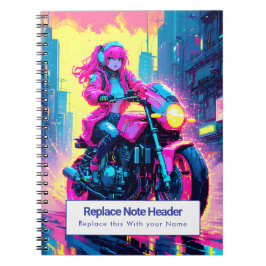 Personalized Anime Themed Notebook Notitieboek