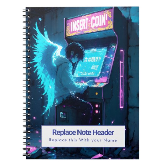 Personalized Anime Themed Notebook Notitieboek (Voorkant)