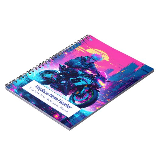 Personalized Anime Themed Notebook Notitieboek (Linkerzijde)
