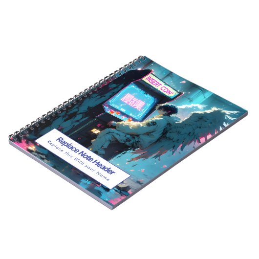 Personalized Anime Themed Notebook Notitieboek (Linkerzijde)