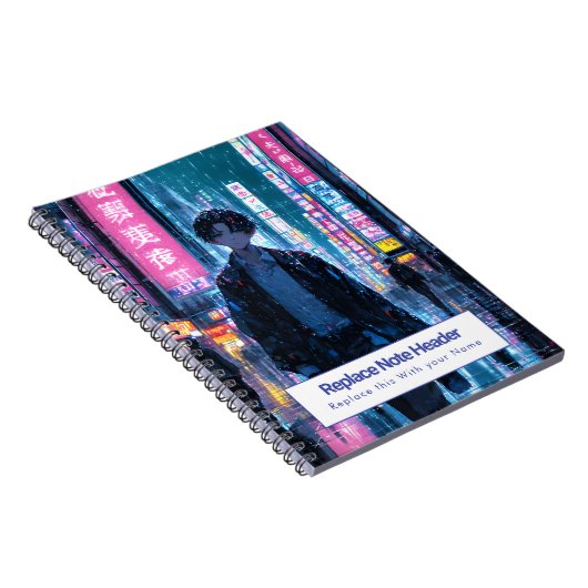 Personalized Anime Themed Notebook Notitieboek (Rechterzijde)