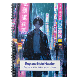 Personalized Anime Themed Notebook Notitieboek