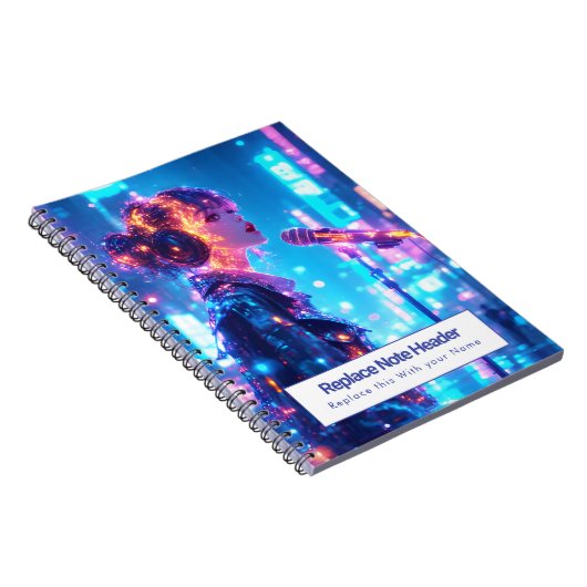 Personalized Anime Themed Notebook Notitieboek (Rechterzijde)