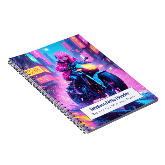 Personalized Anime Themed Notebook Notitieboek (Rechterzijde)