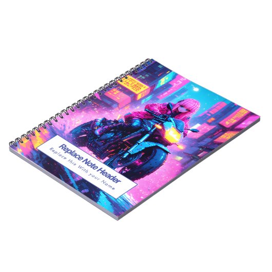 Personalized Anime Themed Notebook Notitieboek (Linkerzijde)