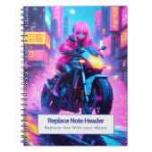 Personalized Anime Themed Notebook Notitieboek (Voorkant)
