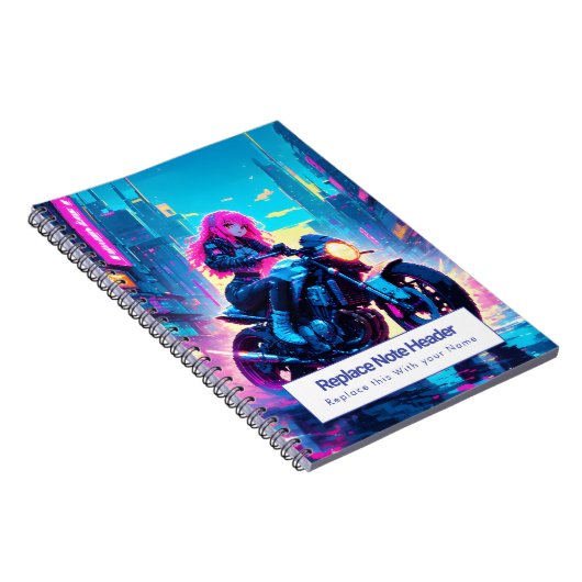Personalized Anime Themed Notebook Notitieboek (Rechterzijde)