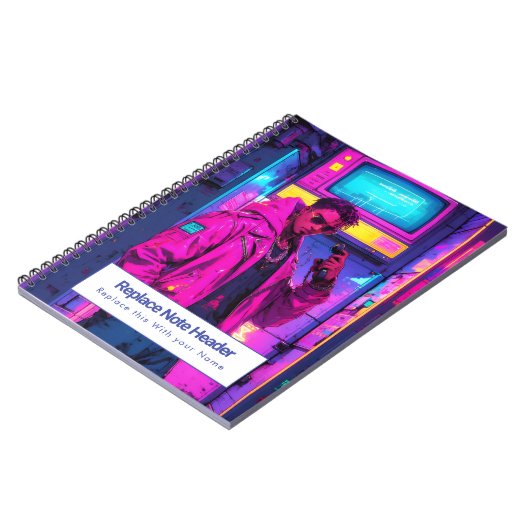 Personalized Anime Themed Notebook Notitieboek (Linkerzijde)