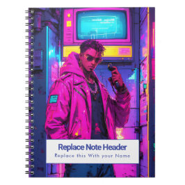 Personalized Anime Themed Notebook Notitieboek