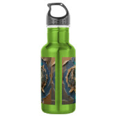 Personalized Anniversary Gift for Couples Waterfles (Achterkant)