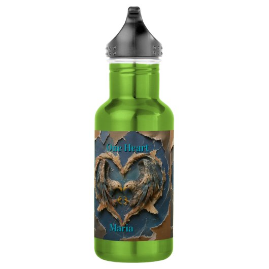 Personalized Anniversary Gift for Couples Waterfles (Rechts)