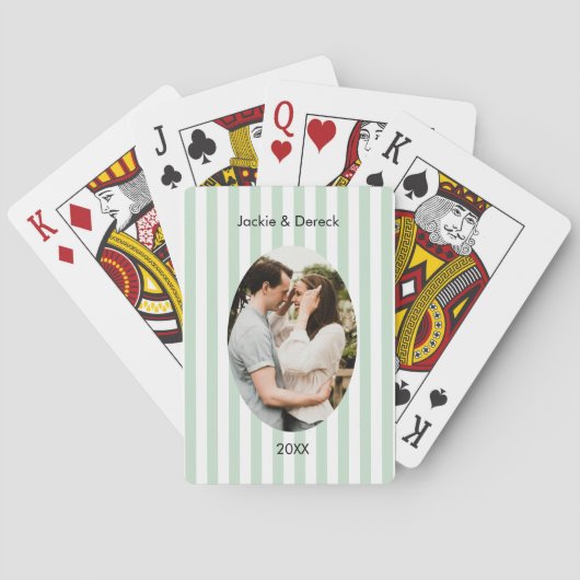 Personalized Anniversary Playing Cards – Custom  Pokerkaarten (Achterkant)