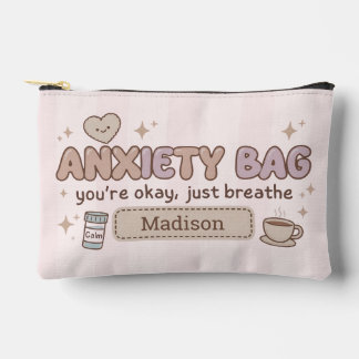 Personalized Anxiety Bag Panic Pouch Makeup Bag Etui