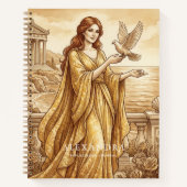 Personalized Aphrodite Reflections Journal Notitieboek (Voorkant)