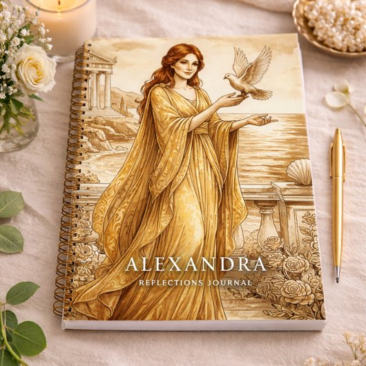 Personalized Aphrodite Reflections Journal Notitieboek